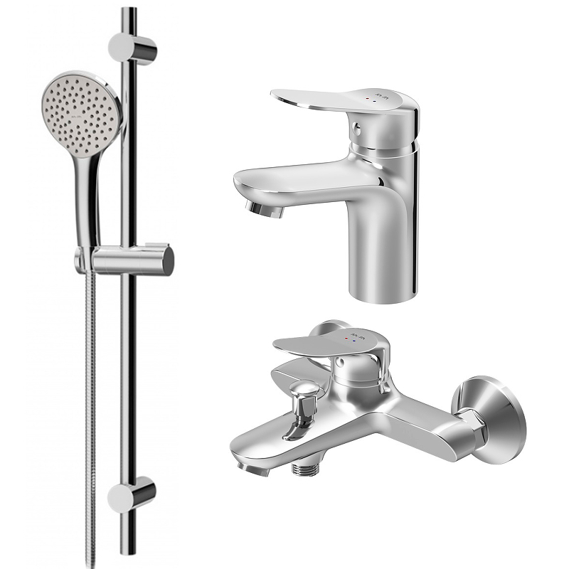 Комплект 2 смесителя, душевой комплект AM.PM Sunny F40985C00