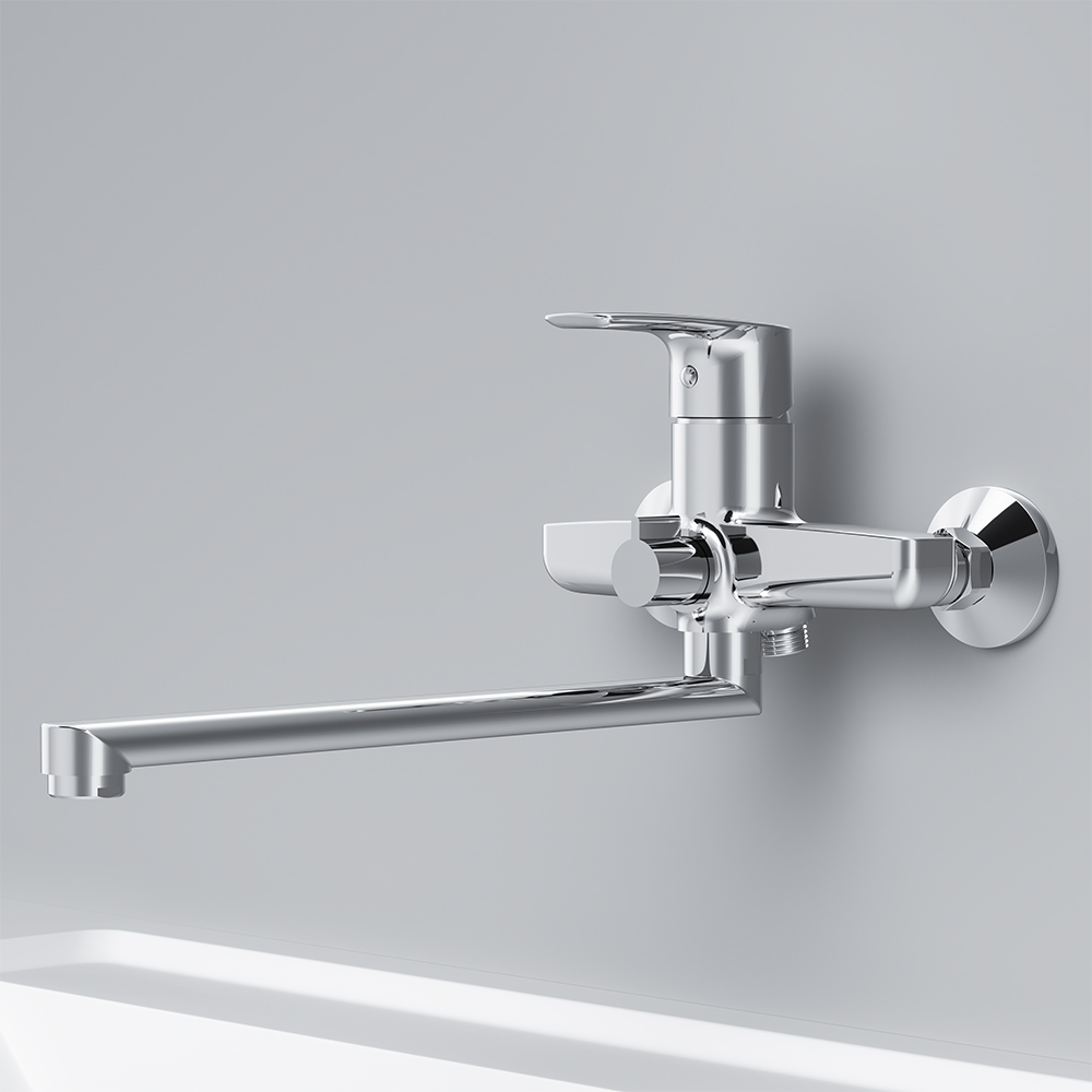 Смеситель для душа и ванны AM.PM Gem F90A90000 на стену