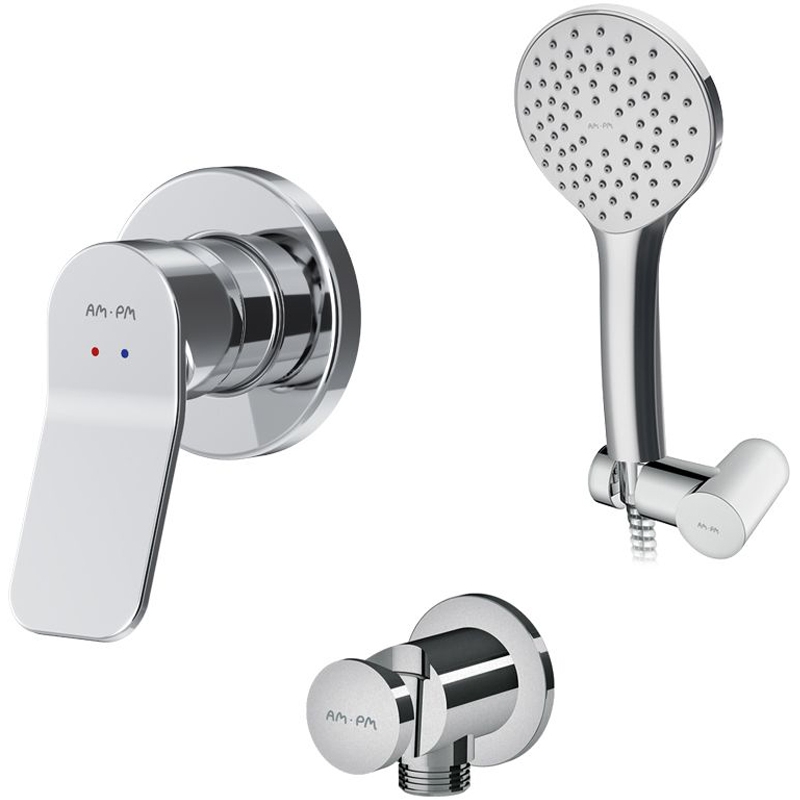 Душевая система AM.PM X-Joy FB85A2H000 со смесителем, встраиваемая