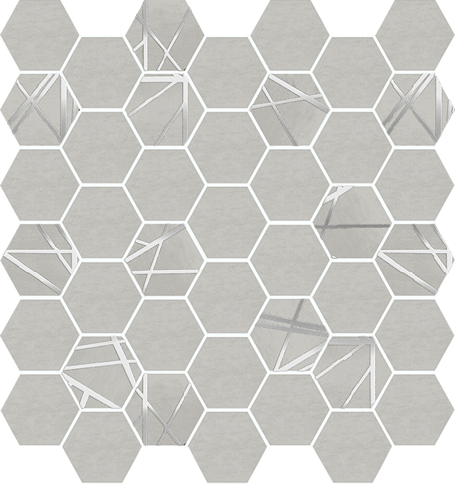 Delacora Baffin Gray Mosaic Dark 31,6x29,7 DW7BFN25 Декор