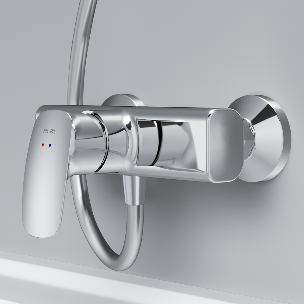 Смеситель для душа и ванны AM.PM Spirit V2.1 F71A20000 на стену