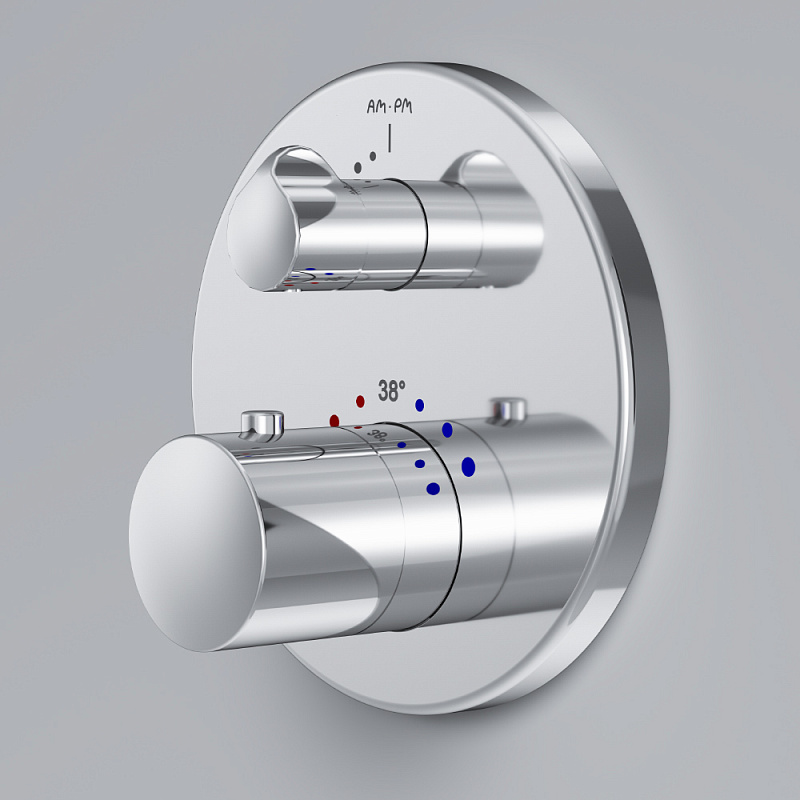 Смеситель для душа AM.PM Like F8075500 с термостатом, встраиваемый