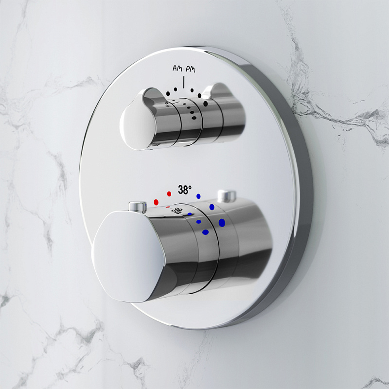 Смеситель для душа и ванны AM.PM Gem F9085500 с термостатом