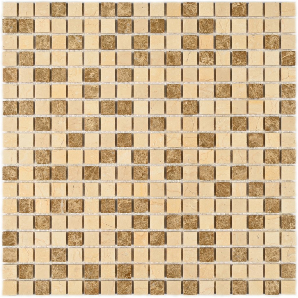 Bonaparte Sevilla-15 slim (Pol) 30,5x30,5x4 (чип 15x15 мм) Мозаика из натурального камня