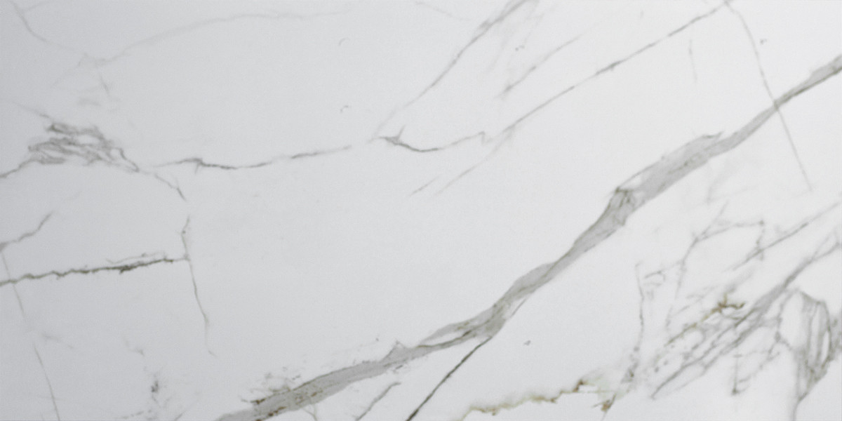 TileKraft Marble White Floor Tiles-PGVT Grande Fantastico Mirror A 60х120 Керамогранит глазурованный