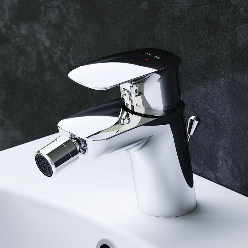 Смеситель для биде AM.PM Spirit V2.1 F71A83100 с донным клапаном