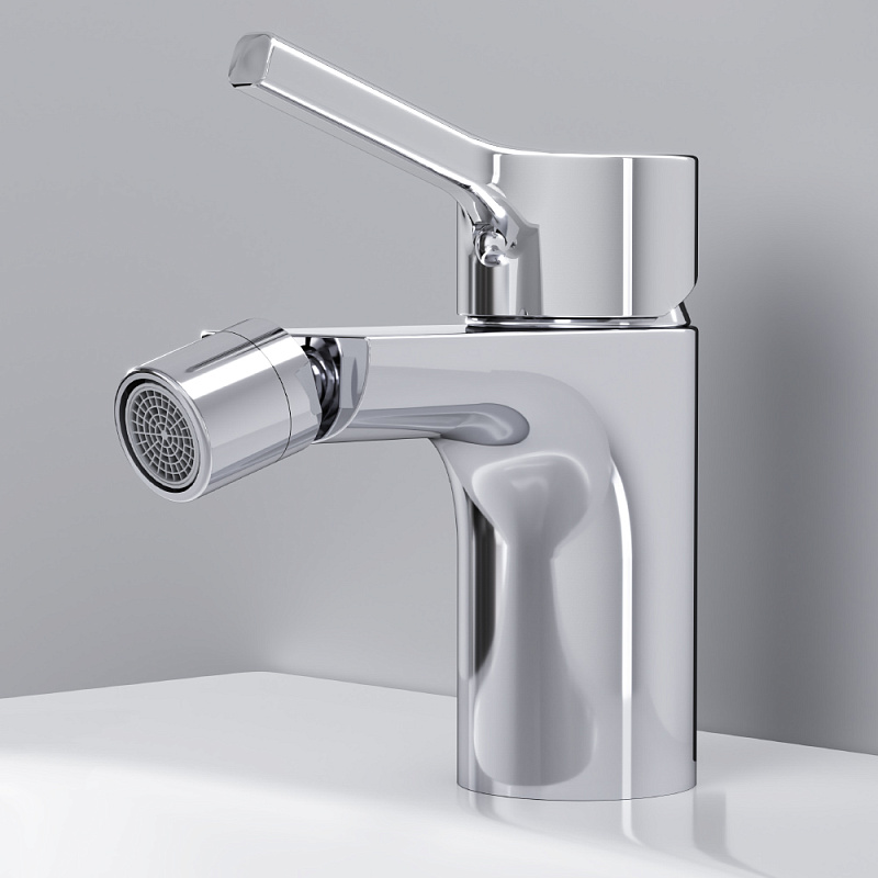 Смеситель для биде AM.PM X-Joy F85B83100 с донным клапаном