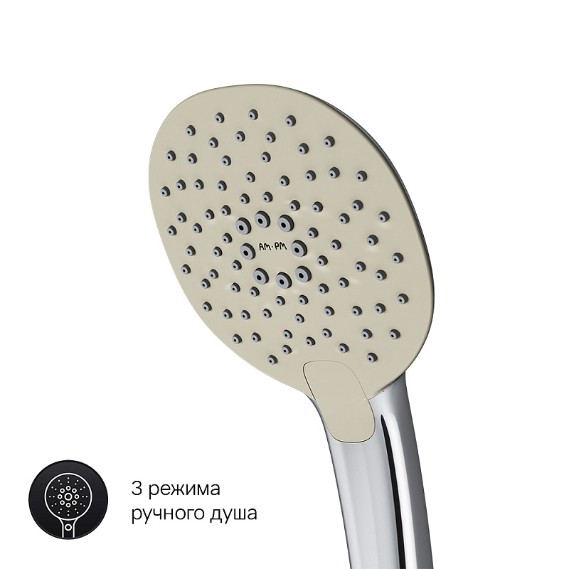 Смеситель для душа и ванны AM.PM Spirit V2.1 F71A15000 c душем