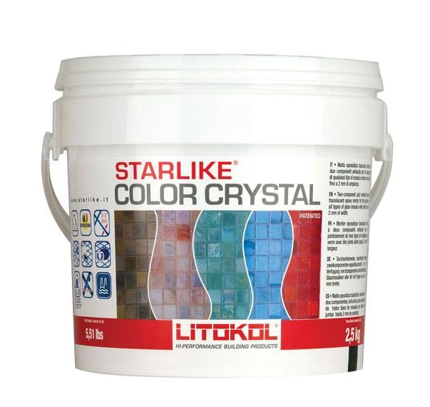 Затирка эпоксидная Litokol Starlike Color Crystal 2,5кг, C.351 Rosso Pompei