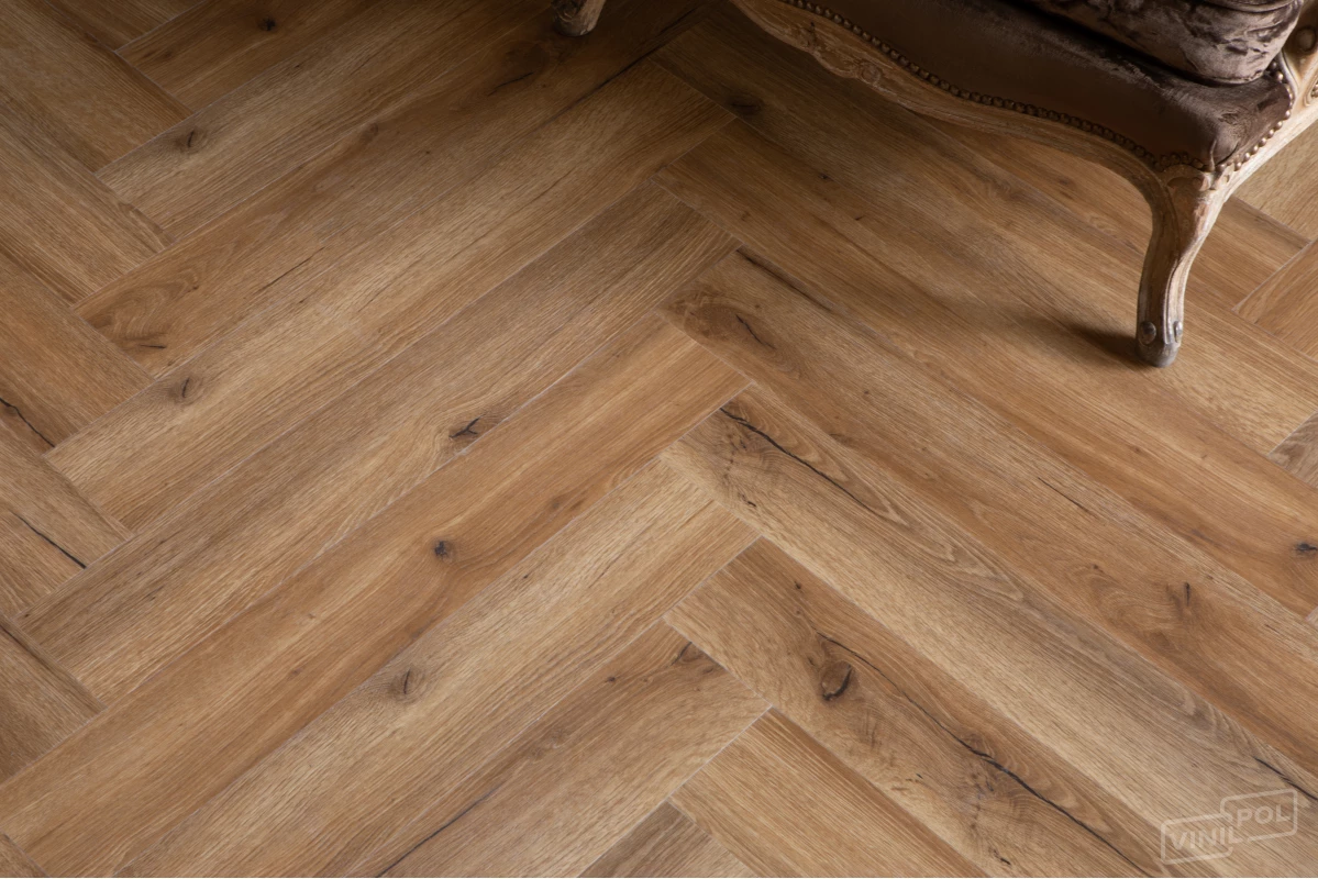 VinilPol SPC Herringbone 9933 Паркет Франческо