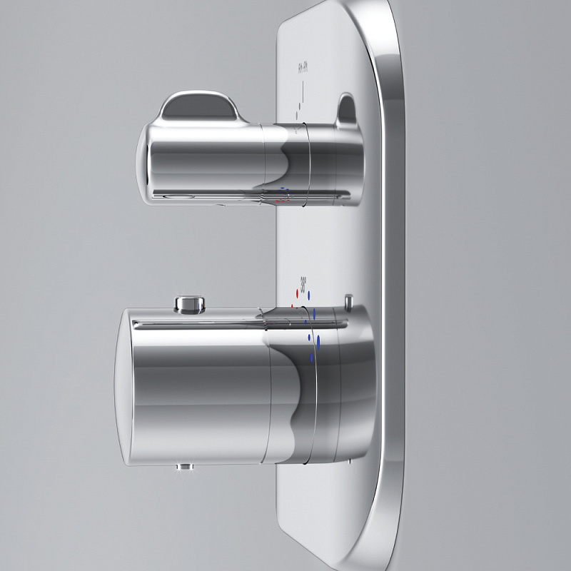 Смеситель для душа AM.PM Sensation F3075600 с термостатом, встраиваемый