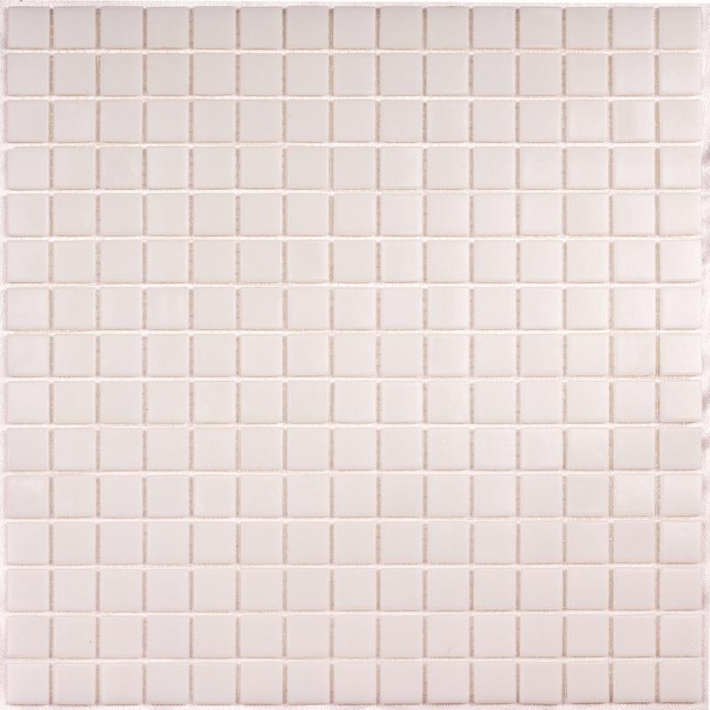 Bonaparte Simple White 32,7x32,7x4 (чип 20x20 мм) Мозаика стеклянная на бумаге