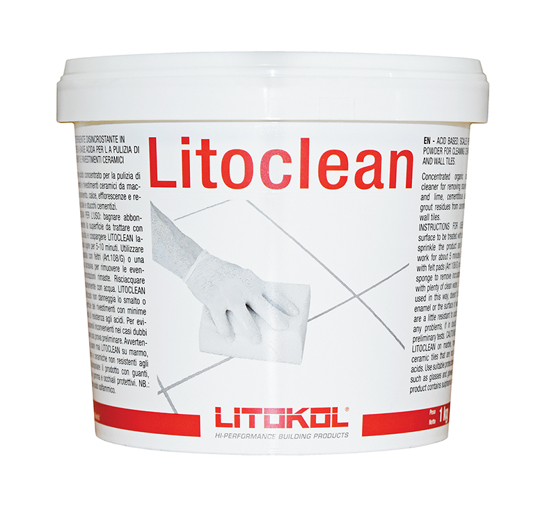 Очиститель кислотный Litokol Litoclean 1кг, порошковый