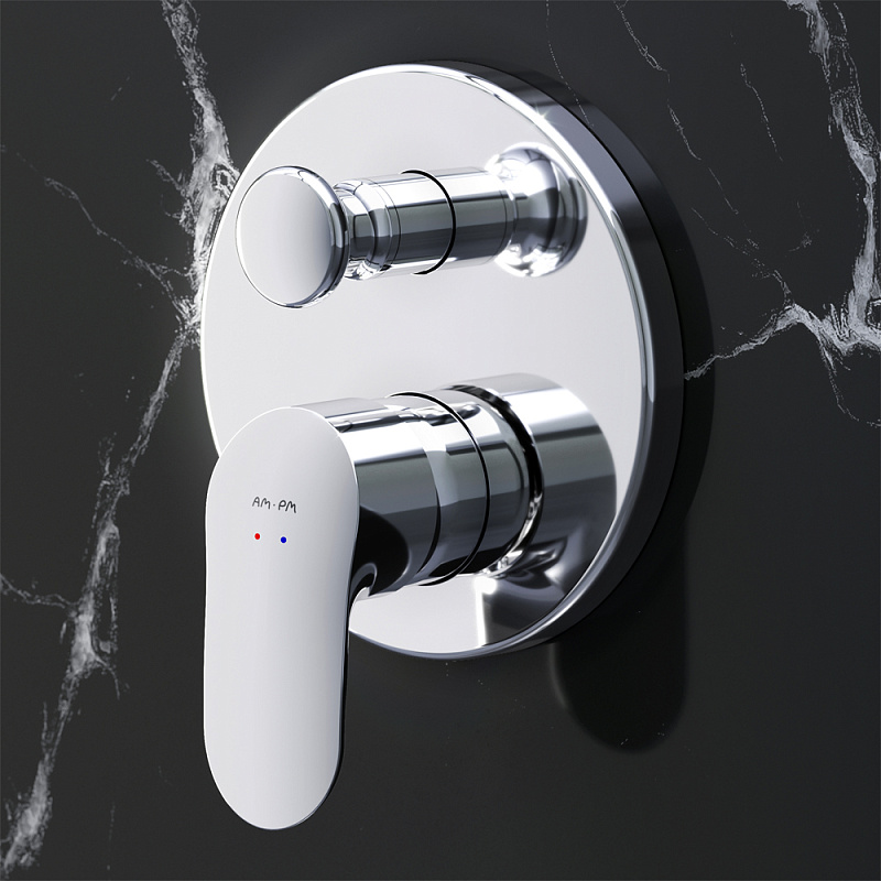 Смеситель для душа и ванны AM.PM Like F8085000 встраиваемый