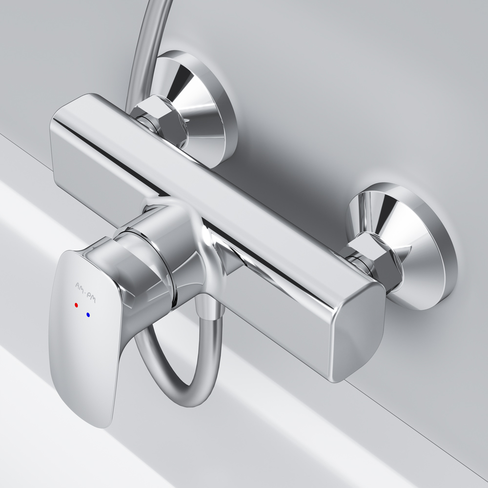 Смеситель для душа и ванны AM.PM Spirit V2.1 F71A20000 на стену