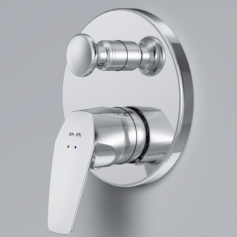 Смеситель для душа и ванны AM.PM Gem F9085000 встраиваемый