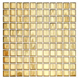 Starmosaic Metal Golden Glossy 30,2x30,2 (чип 25x25 мм) мозаика керамическая