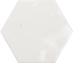 Ribesalbes Geometry Hex White Glossy 15x17,5 Плитка настенная