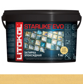 Затирка эпоксидная Litokol Starlike Evo (RG;R2T) 1кг, S.600 Giallo Vaniglia