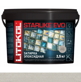 Затирка эпоксидная Litokol Starlike Evo (RG;R2T) 2,5кг, S.210 Greige