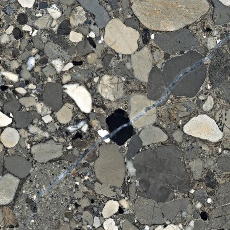 Primavera Arseno Nero Carving 60x60 Керамогранит