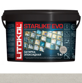 Затирка эпоксидная Litokol Starlike Evo (RG;R2T) 1кг, S.210 Greige