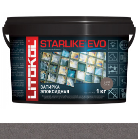 Затирка эпоксидная Litokol Starlike Evo (RG;R2T) 1кг, S.230 Cacao