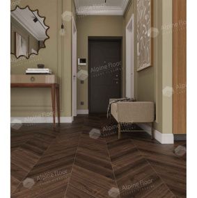 Alpine Floor SPC Chevron Alpine ЕСО 18-12 Дуб Мокка