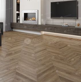 Alpine Floor SPC Chevron Alpine ЕСО 18-5 Макадамия