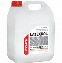 Добавка латексная Litokol Latexkol-м 3,75кг, для клеевой смеси класса С1 и С2