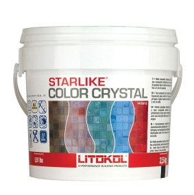 Затирка эпоксидная Litokol Starlike Color Crystal 2,5кг, C.353 Azzurro Taormina