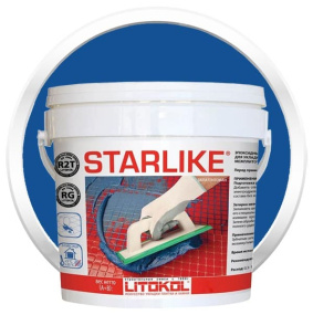 Затирка эпоксидная Litokol Starlike (RG;R2T) 2,5кг, С.260 Синий