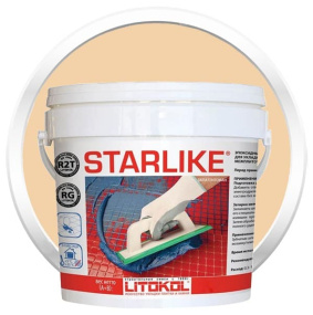 Затирка эпоксидная Litokol Starlike (RG;R2T) 2,5кг, С.250 Бежевый