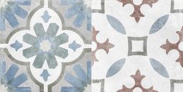 Laparet Atlas (орнамент, серый) 20x40x9,5 Плитка настенная