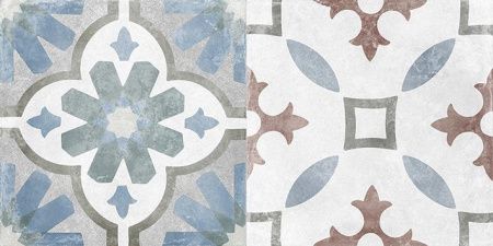 Laparet Atlas (орнамент, серый) 20x40x9,5 Плитка настенная