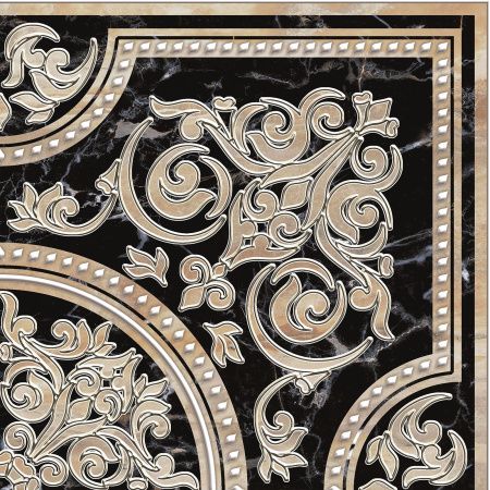 Alma Arina 42х42 DFU03ARA224 Декор черный/бежевый