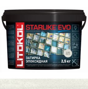 Затирка эпоксидная Litokol Starlike Evo (RG;R2T) 2,5кг, S.200 Avorio