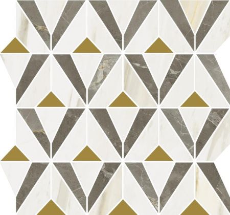 Italon Stellaris Grey Mosaico Orpheus 31,5x33,8 Декор