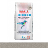 Затирка цементная Litokol Litocolor (CG1) 2кг, L.11 Серая