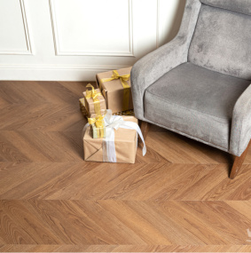 Vinilam LVT Parquet Chevron I1651102 Шеврон Плезир