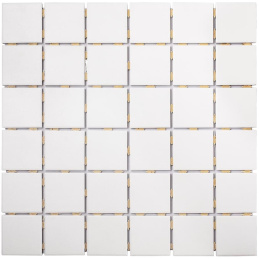 Starmosaic Non-Slip White Antislip 30,6x30,6 (чип 48x48 мм) мозаика керамическая