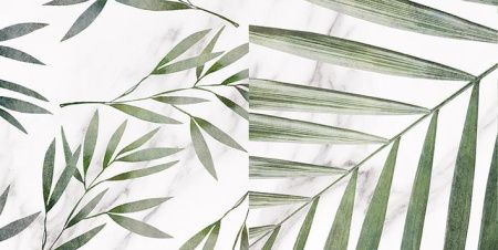 Laparet Blanco (флористика) 20x40x9 Плитка настенная