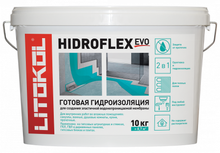 Гидроизоляционный состав Litokol Hidroflex 10кг, готовый