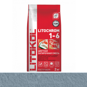 Затирка цементная Litokol Litochrom 1-6 (CG2WA) 2кг, C.620 Синяя ночь