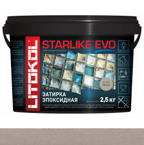 Затирка эпоксидная Litokol Starlike Evo (RG;R2T) 2,5кг, S.113 Neutro