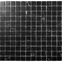 Vidrepur Supreme Marquina 31,7x31,7 (чип 25x25 мм) мозаика стеклянная