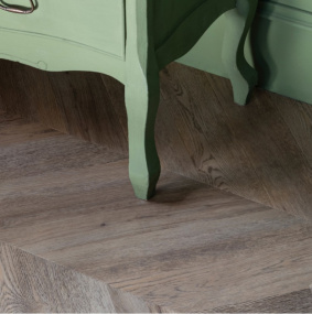 Vinilam LVT Parquet Chevron RI153616CL4 Шеврон Шампань