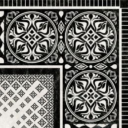 Alma Pronto 60х60 DFU04PRN22R Декор черный/белый