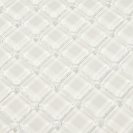 Bonaparte Super White 30x30x4 (чип 15x15 мм) Мозаика стеклянная