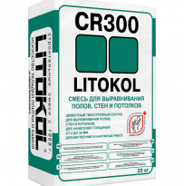 Ровнитель цементный Litokol CR300 25кг, тиксотропный универсальный
